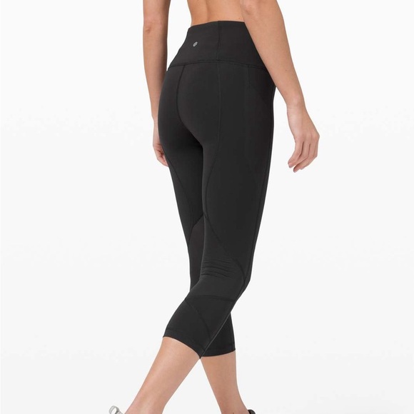 Lululemon Pace Rival High-Rise Crop 22" Legging Black - Picture 1 of 10